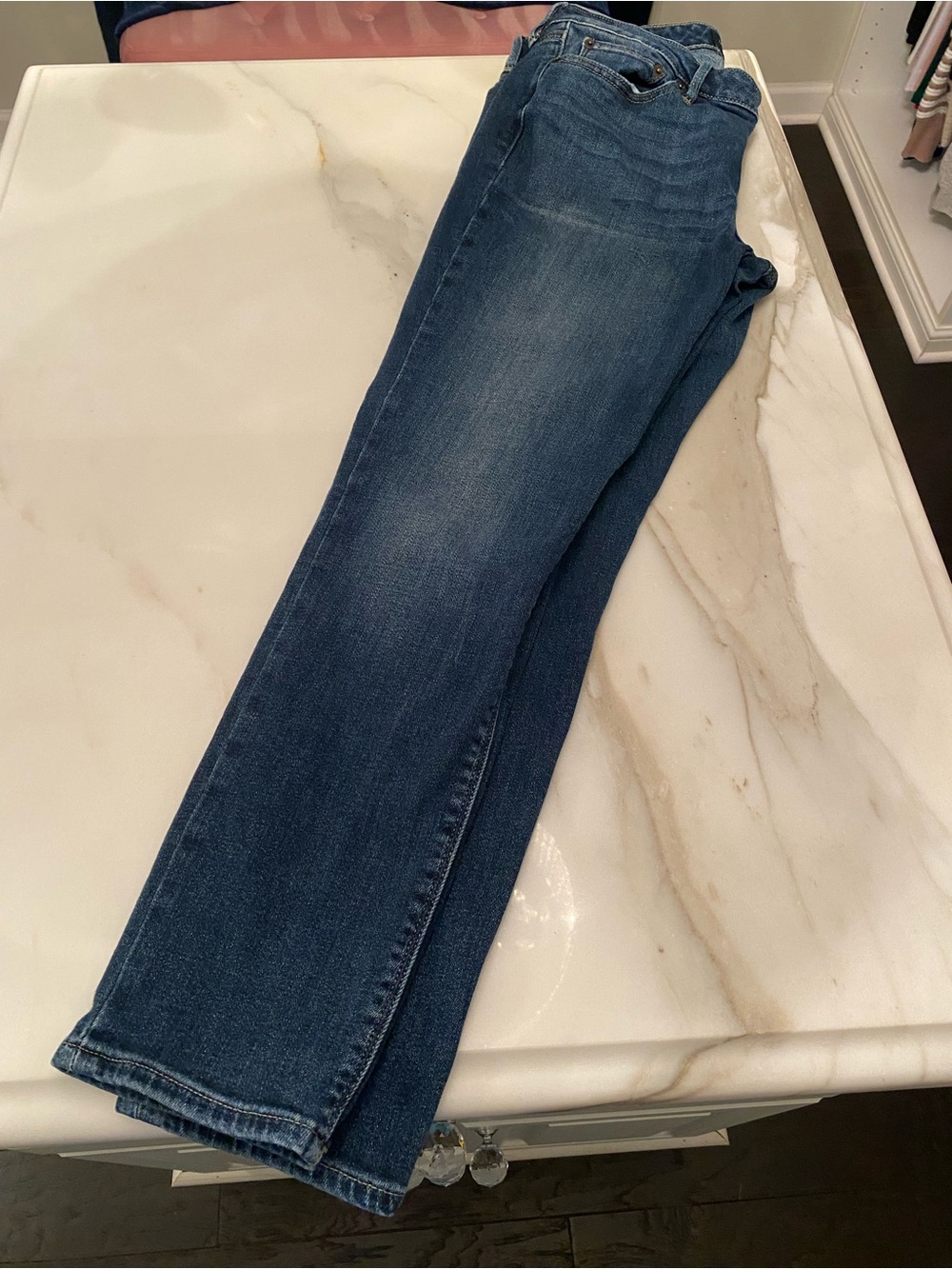 Lucky Brand Skinny Jeans in Medium Blue Wash